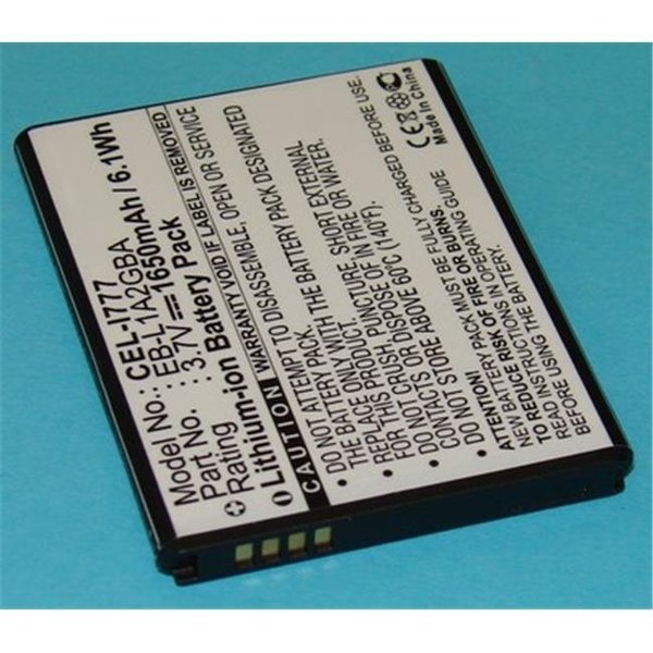 Ultralast Ultralast CEL-I777 Replacement Samsung SGH-I777 Battery CEL-I777